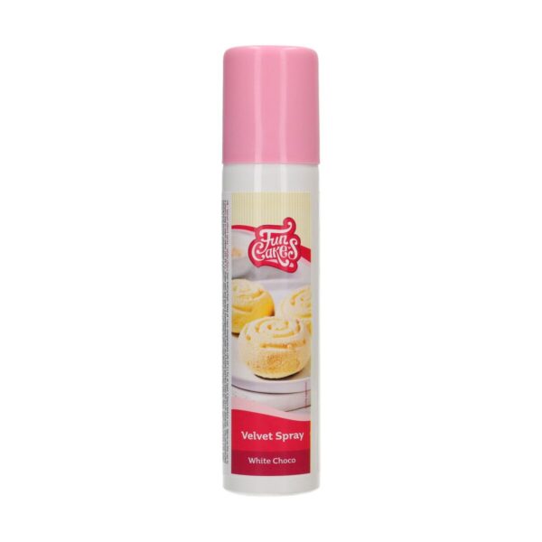 FunCakes - Spray velours Chocolat Blanc 100g