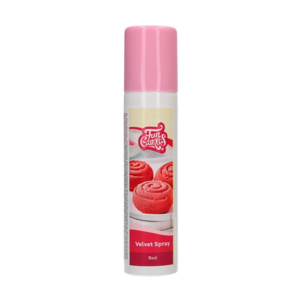 FunCakes - Spray velours Rouge 100g