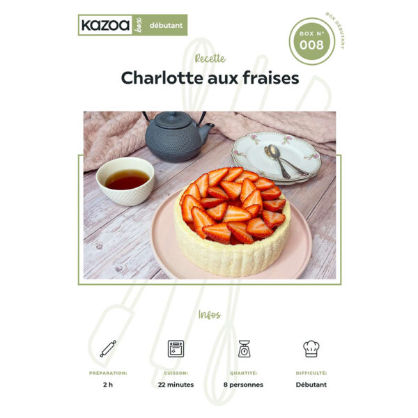 Box Débutant 008 - Charlotte aux fraises - Recette – Image 3