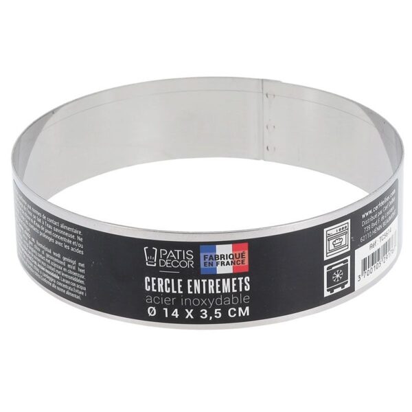 Cercle en inox Ø 14cm